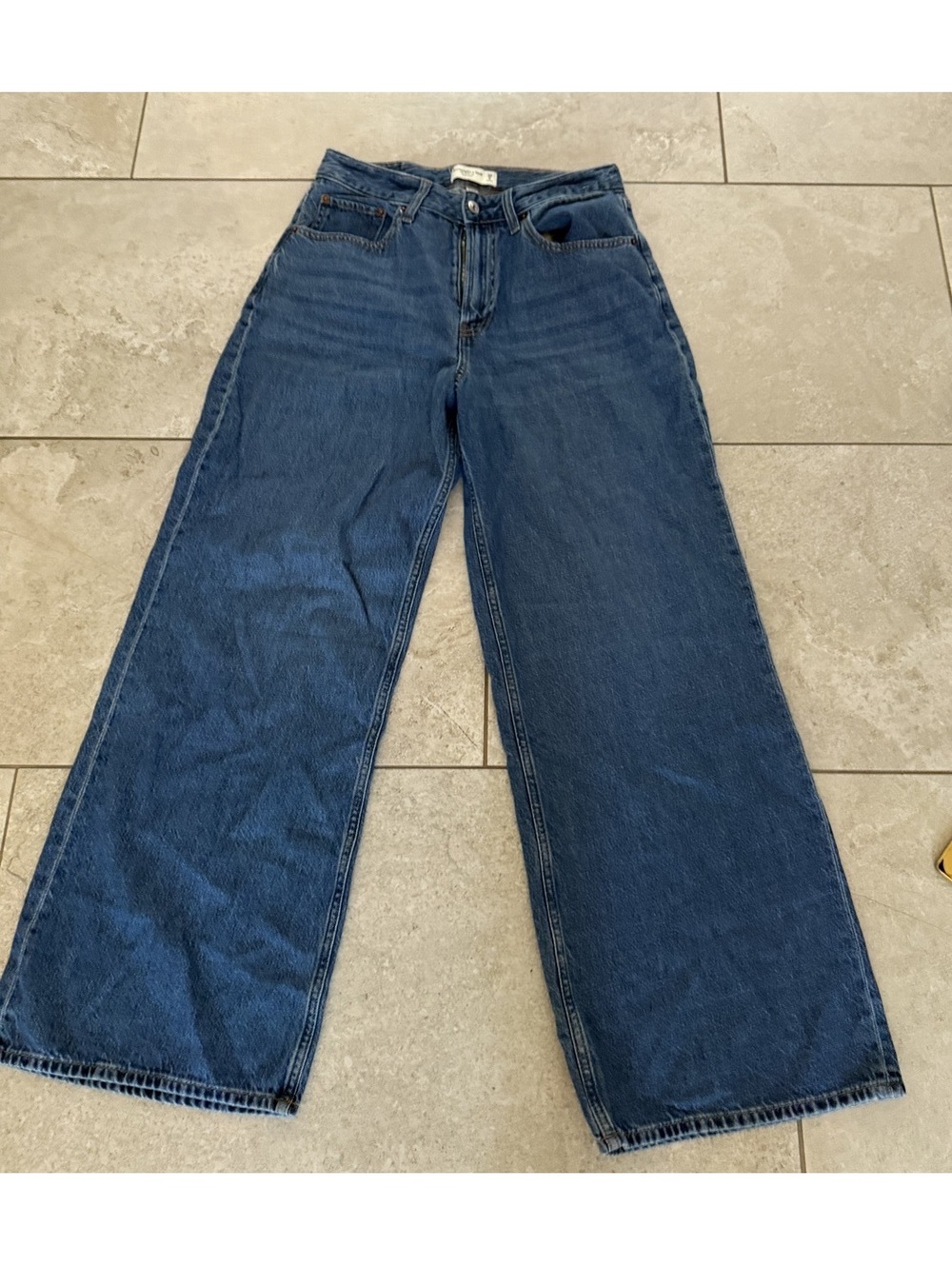 Abercrombie & Fitch Wide Leg Denim Jeans Size 6